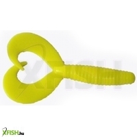 Frenetic Twister Kétfarkú | Kiszerelés: 5 Db / Csomag, Méret: 7 Cm, Szín: Fluo Sárga