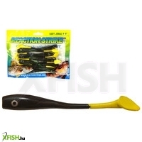 Arno Sphere Minnow Gumihal Black Yellow 11cm 10db/csomag