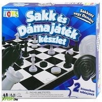 sakk és dámajáték készlet