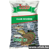 Sensas 3000 Club Riviere Etetőanyag Erősen Áramló Vízre - 1 Kg