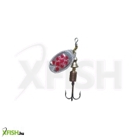 Abu Garcia Fast Attack Spinners körforgó villantó 40mm 5g Silver/Red Dot 1 db/csomag