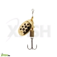 Abu Garcia Fast Attack Spinners körforgó villantó 40mm 5g Gold/Black Dots 1 db/csomag