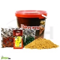 Benzar Instant Groundbait Mix Vödrös Etetőanyagos Szett Ponty 3000g