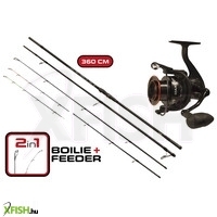 Carp Expert Max2 Bojlis Feeder Horgász Szett Orsóval 360cm 