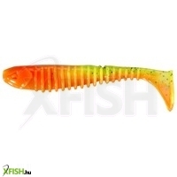 Berkley Flex Rib Shad Twister 3 1/2in | 9cm Firetiger 75