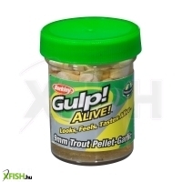 Gulp! Alive Trout Pellet utánzat 9mm 59g White 40 Garlic