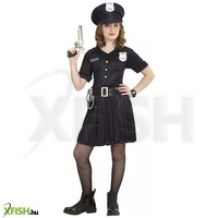 szoknyás rendőrnő jelmez - 128 cm