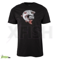 Abu Garcia Revo Beast™ T-Shirt Póló Mens XL Black Polyester/Cotton Fekete