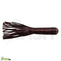 Berkley PowerBait Power Tube Plasztik műcsali 3 1/2in | 9cm Black Red Fleck 8 db/csomag