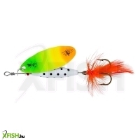 Abu Garcia Reflex White Körforgó villantó 57mm 12g Firetiger