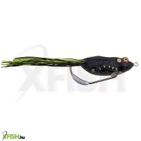 Sebile Pivot Frog Béka Műcsali™ 2 1/2in | 6cm 1/2 oz Black Yellow Frog Béka Műcsali 1 Box Topwater 5/0