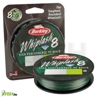 Berkley Whiplash 8 Filler Spool Dyneema szálas pergető zsinór 300m Green zöld 46lb 0.0065in | 0.16mm