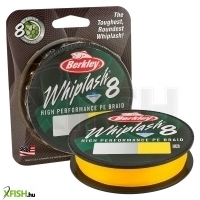Berkley Whiplash 8 Filler Spool Dyneema szálas pergető zsinór 150m Yellow sárga 20.8kg 0.0065in | 0.16mm