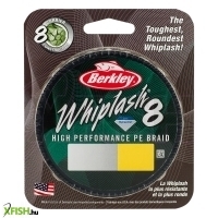 Berkley Whiplash Carrier 8 Filler Spool Fonott pergető zsinór 300m Yellow 46lb 0.0065in | 0.16mm
