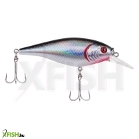 Berkley Flicker Shad Shallow wobbler 2 3/4in | 7cm 2/7 oz Black Silver 1 Plastic Clam / Blister 3'-6' | 1m-2m 6 2