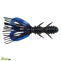 Berkley PowerBait Zestail plasztik műcsali 4in | 10cm Black Blue Fleck 6 db/csomag