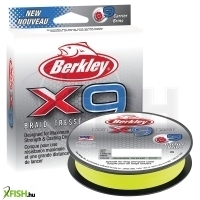 Berkley x9 Braid Filler Spool Fonott Pergető zsinór 330yd Flame Green zöld 50lb test | 69 lbC | 31.5kg 0.012in | 0.30mm