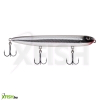 Berkley Drift Walker wobbler 110mm 110 (1/2 oz) Black Chrome 1 Plastic Clam / Blister Topwater 6 3
