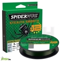 SpiderWire Stealth Smooth 12 Braid Filler Spools 12 Szálból szőtt Fonott Pergető Zsinór 150m Sötétzöld 22.6kg | 0.29mm 14lb