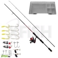Abu Garcia Fast Attack Spinning Light Pergető Combo 210 cm 3-15 g 2000-es Orsóval