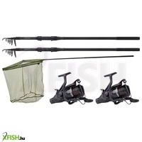 Jrc Defender Dupla Teleszkópos Bojlis Szett Orsóval Merítőhálóval