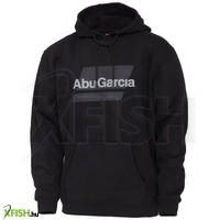 Abu Garcia Flag Logo Hoodie Kapucnis Horgász Pulóver Fekete M
