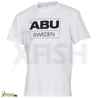 Abu Garcia Legacy Sweden Logo Tee Horgász Póló Fehér Xl
