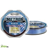 Konger Metron Specialist Pro Blue Ice Monofil Előkezsinór 50m 0,10mm 1,75Kg