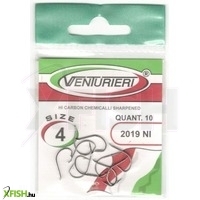 Venturieri Hooks 2019 Ni Pontyozó Horog 7-es 10db/csomag