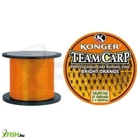 Konger Team Carp Bright Orange Monofil Horgász Zsinór 600m 0.28mm 10.0Kg