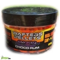 Zadravec Wafters Pellets lebegő feeder csali - Smoked-Choco Rum 6Mm (Csoki Rum,Fluo Narancs)