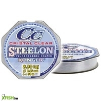 Konger Steelon Cristal Clear Fluorocarbon Coated Monofil Zsinór 150m 0,28mm 10,3Kg