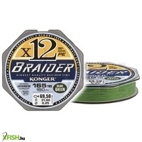 Konger Braider X12 Olive Green Fonott Zsinór 150m 0,20mm 26,6Kg