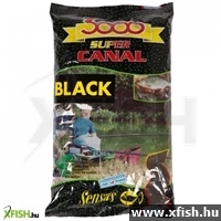 Sensas 3000 Super Canal Black Etetőanyag Keszegre, Bodorkára 1 Kg