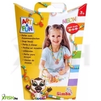 art&fun: neon snap gyöngykészlet - 250 db-os