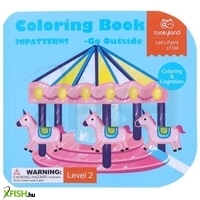 színező könyv - gyerünk a szabadba!