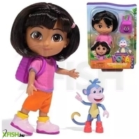 dóra, a felfedező: dóra baba csizivel játékszett