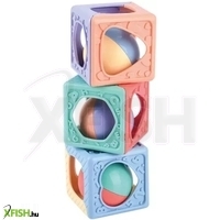 playgo: toronyépítő játék csörgő kockákkal