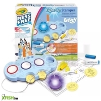 crayola: color wonder varázs festőkészlet világító varázspecsét - bluey