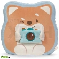 nici: hiro plüss kutyus fényképezővel - 35 x 33 x 12 cm