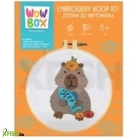 wow box: kapibarás ebédidő hímzőkészlet