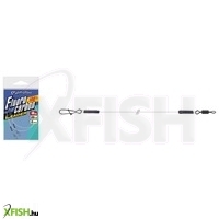 Kamatsu Fluorocarbon Leader Power Invisible Előkezsinór Kapoccsal 0,80 mm 30 cm 2 db/Csomag