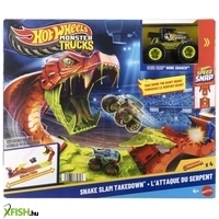 hot wheels: monster trucks - kígyómarás pályaszett