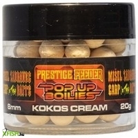 Zadravec Prestige Feeder Pop Up Pellet 6 mm Kokos Cream Kókusz Krém Édes Fehér 20 g