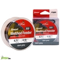 Carp Expert Smart Method Feeder Monofil Zsinór Sötétszürke 300m 0.18mm 4.71Kg