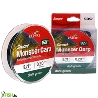 Carp Expert Smart Monster Carp Monofil Zsinór Sötétzöld 150m 0.20mm 5.71Kg