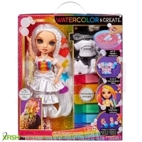 rainbow high vízfestékkell díszíthető divatbaba