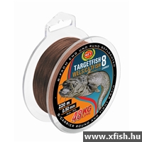 Wft Tf8 Catfish Brown Harcsázó Fonott Zsinór Barna 220M 48Kg 0,50mm