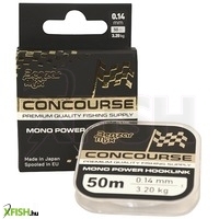 Benzar Concourse Mono Power Hooklink Monofil Előkezsinór 0,16 Mm 50 M