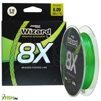 Wizard 8X Fonott Zsinór Lime Green 135m 0.18mm 12.06Kg